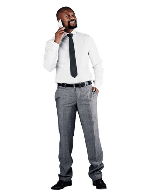 Tailored Grey Trousers Image